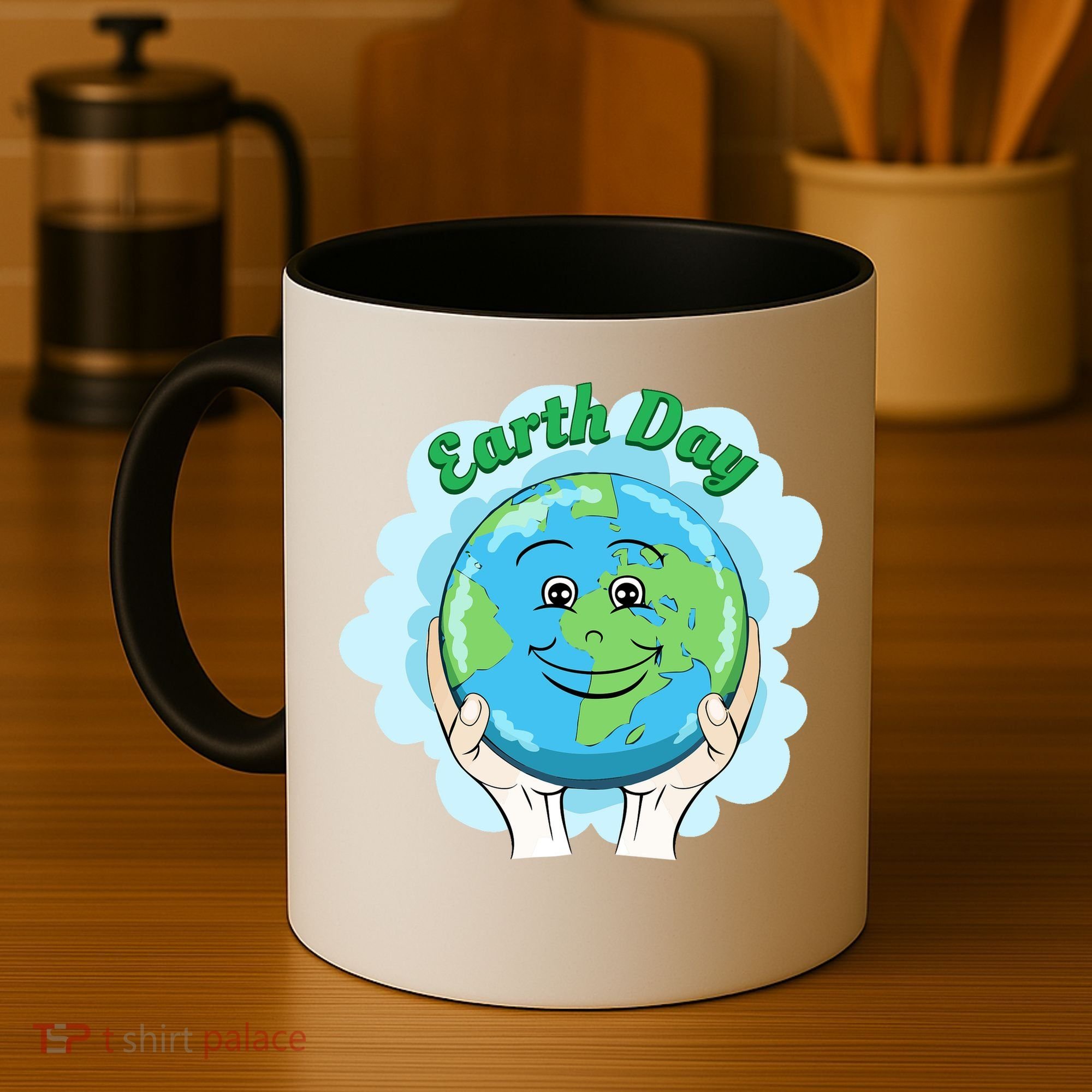 Earth Day Happy Globe Coffee Mug