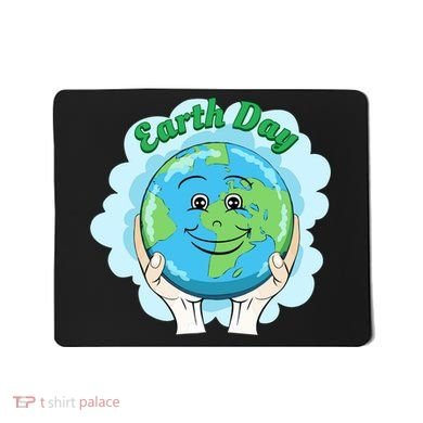 Earth Day Happy Globe Mousepad