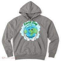 Earth Day Happy Globe Hoodie thumb 0