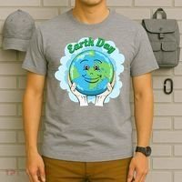 Earth Day Happy Globe T-Shirt thumb 6