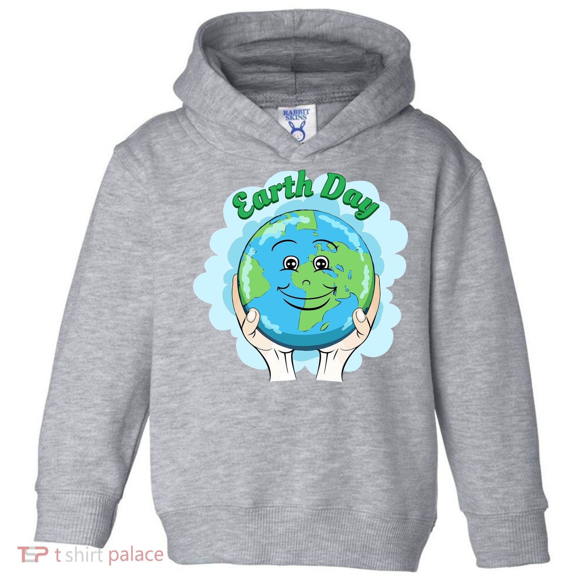 Earth Day Happy Globe Toddler Hoodie