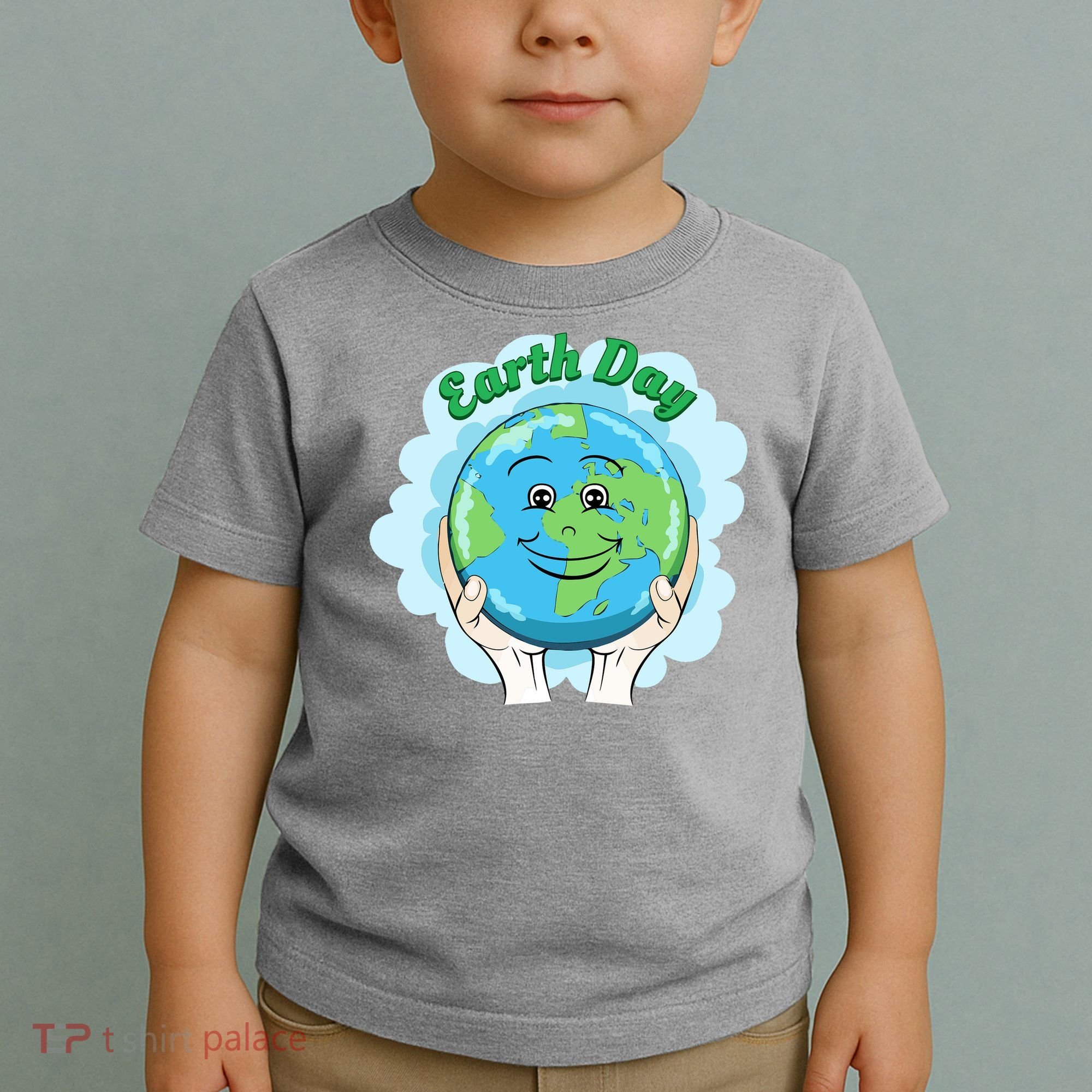 Earth Day Happy Globe Toddler T-Shirt