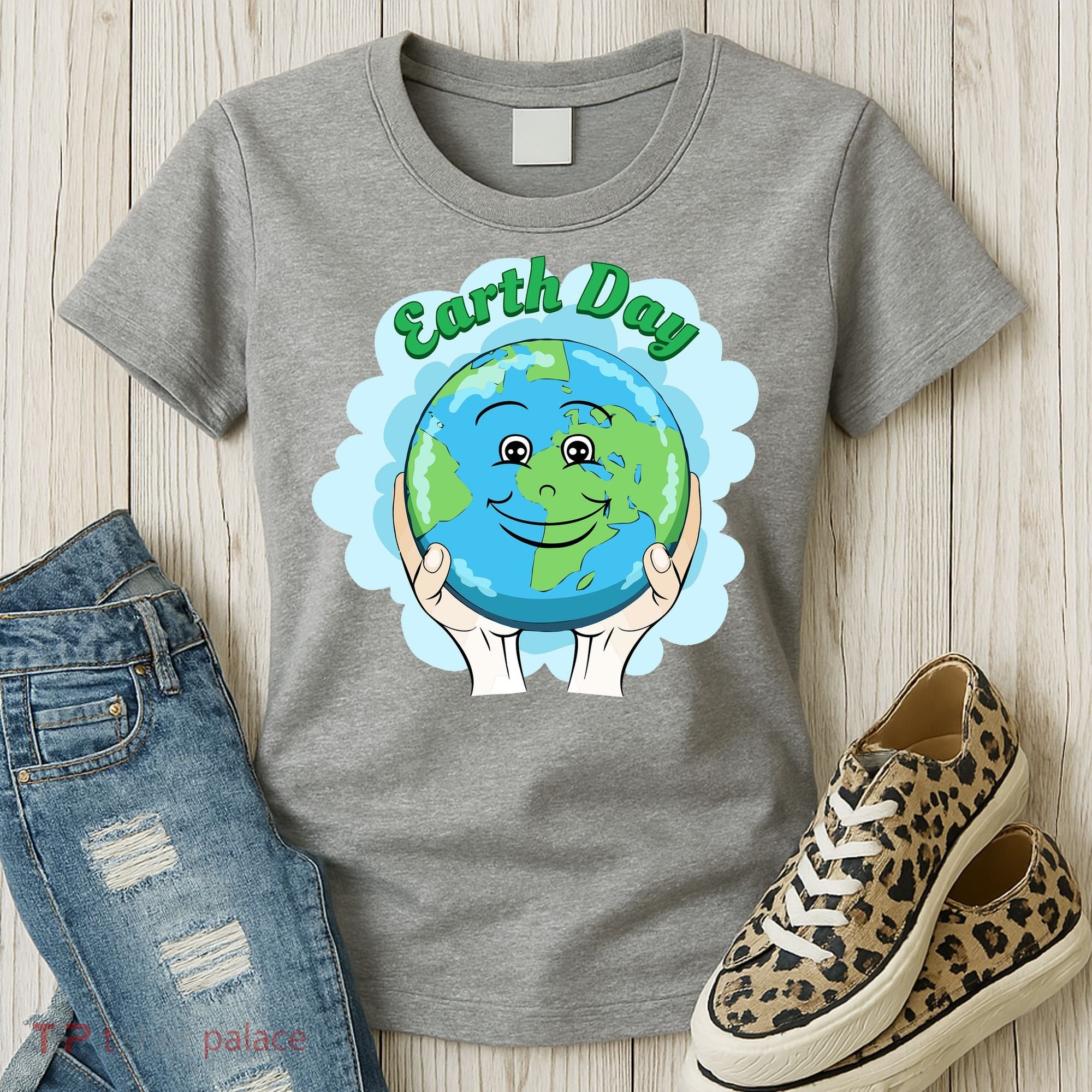 Earth Day Happy Globe Women's T-Shirt