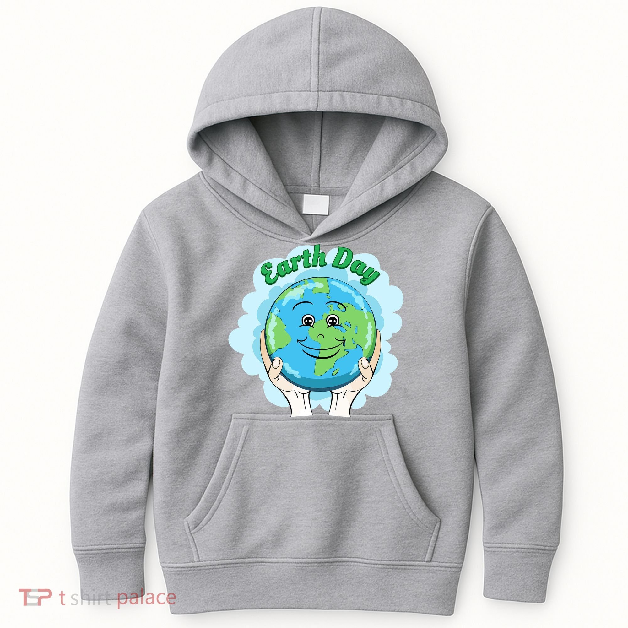 Earth Day Happy Globe Kids Hoodie