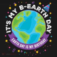 Earth Day Is My Birthday Its My Bcute Giftearth Day April 22 Gift Women's Hoodie thumb 2