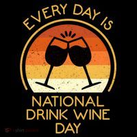 Every Day Is National Wine Day Gift Wine Tasting Cool Gift Coffee Mug thumb 5
