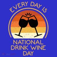 Every Day Is National Wine Day Gift Wine Tasting Cool Gift Coaster thumb 2