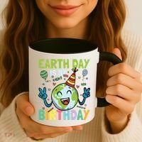Earth Day Is My Birthday Funny Gift Coffee Mug thumb 3