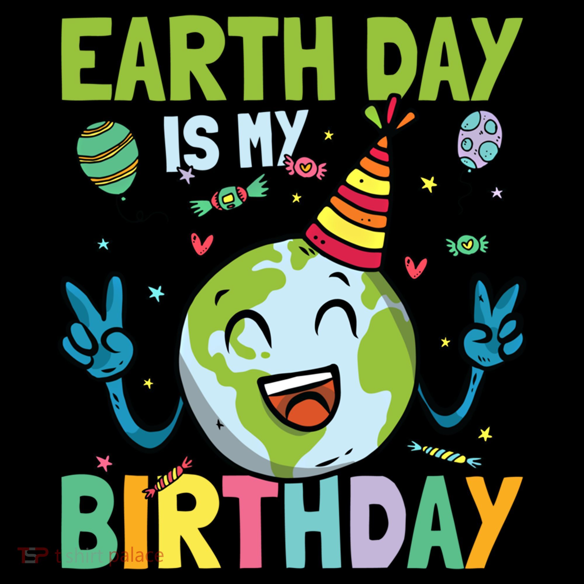 Earth Day Is My Birthday Funny Gift Women's Hoodie