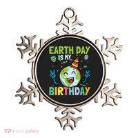 Earth Day Is My Birthday Funny Gift Ornament thumb 0
