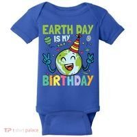 Earth Day Is My Birthday Funny Gift Baby Bodysuit thumb 0