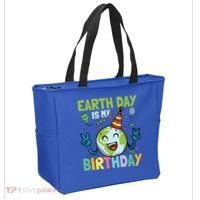 Earth Day Is My Birthday Funny Gift Tote Bag thumb 2
