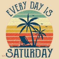 Every Day Is Saturday Funny Retirement Gift Men Women Tote Bag thumb 4