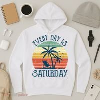 Every Day Is Saturday Funny Retirement Gift Men Women Hoodie thumb 3
