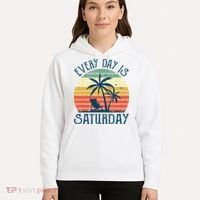 Every Day Is Saturday Funny Retirement Gift Men Women Hoodie thumb 5