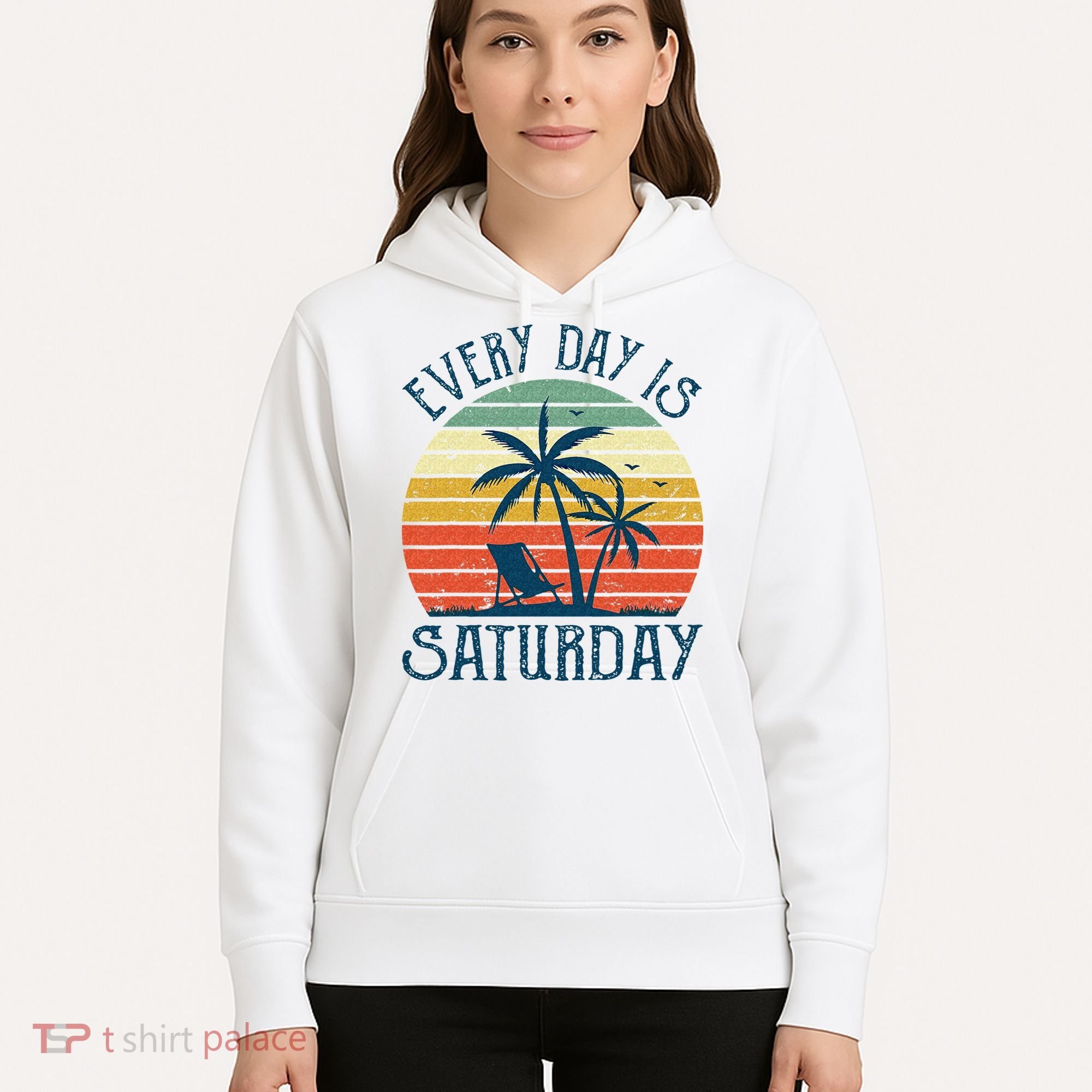 Every Day Is Saturday Funny Retirement Gift Men Women Hoodie