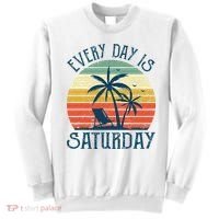 Every Day Is Saturday Funny Retirement Gift Men Women Sweatshirt thumb 0