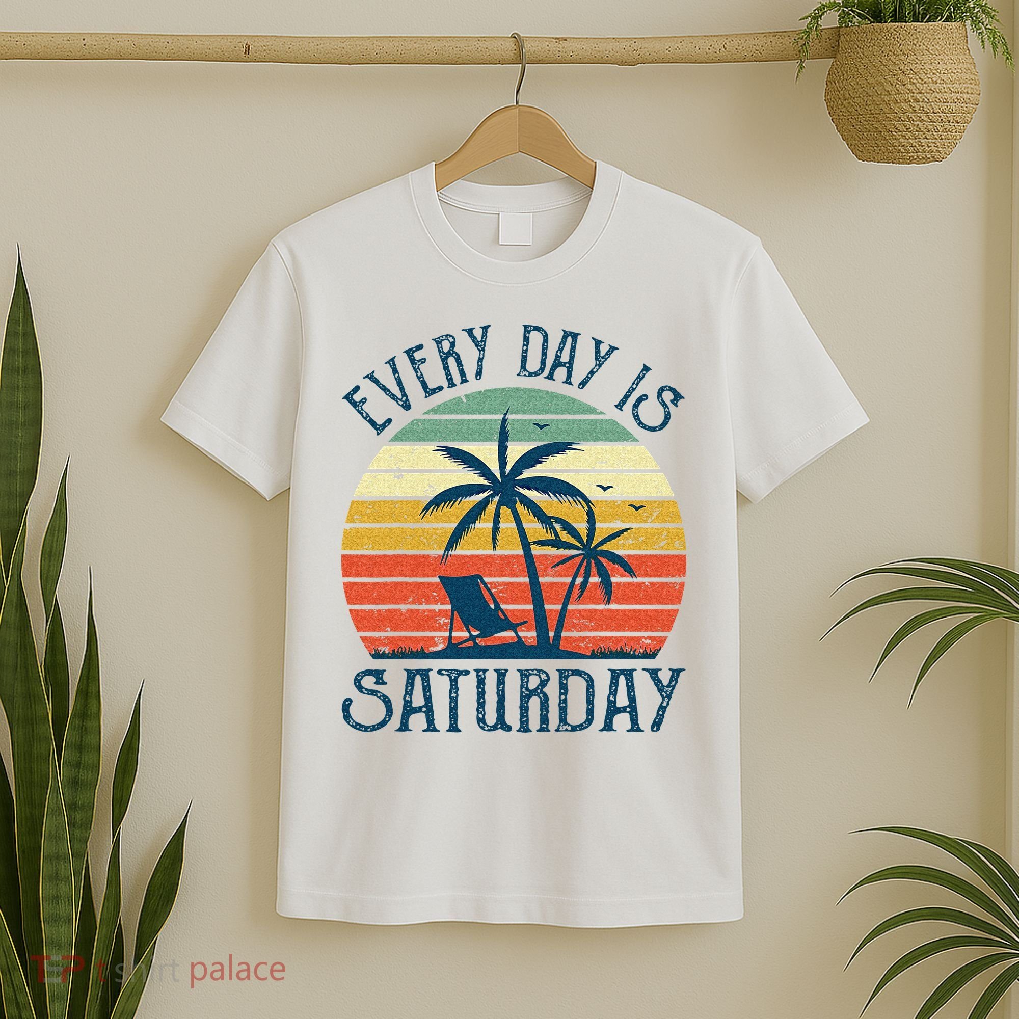 Every Day Is Saturday Funny Retirement Gift Men Women T-Shirt