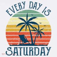 Every Day Is Saturday Funny Retirement Gift Men Women Women's Hoodie thumb 2