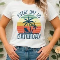 Every Day Is Saturday Funny Retirement Gift Men Women Women's T-Shirt thumb 2