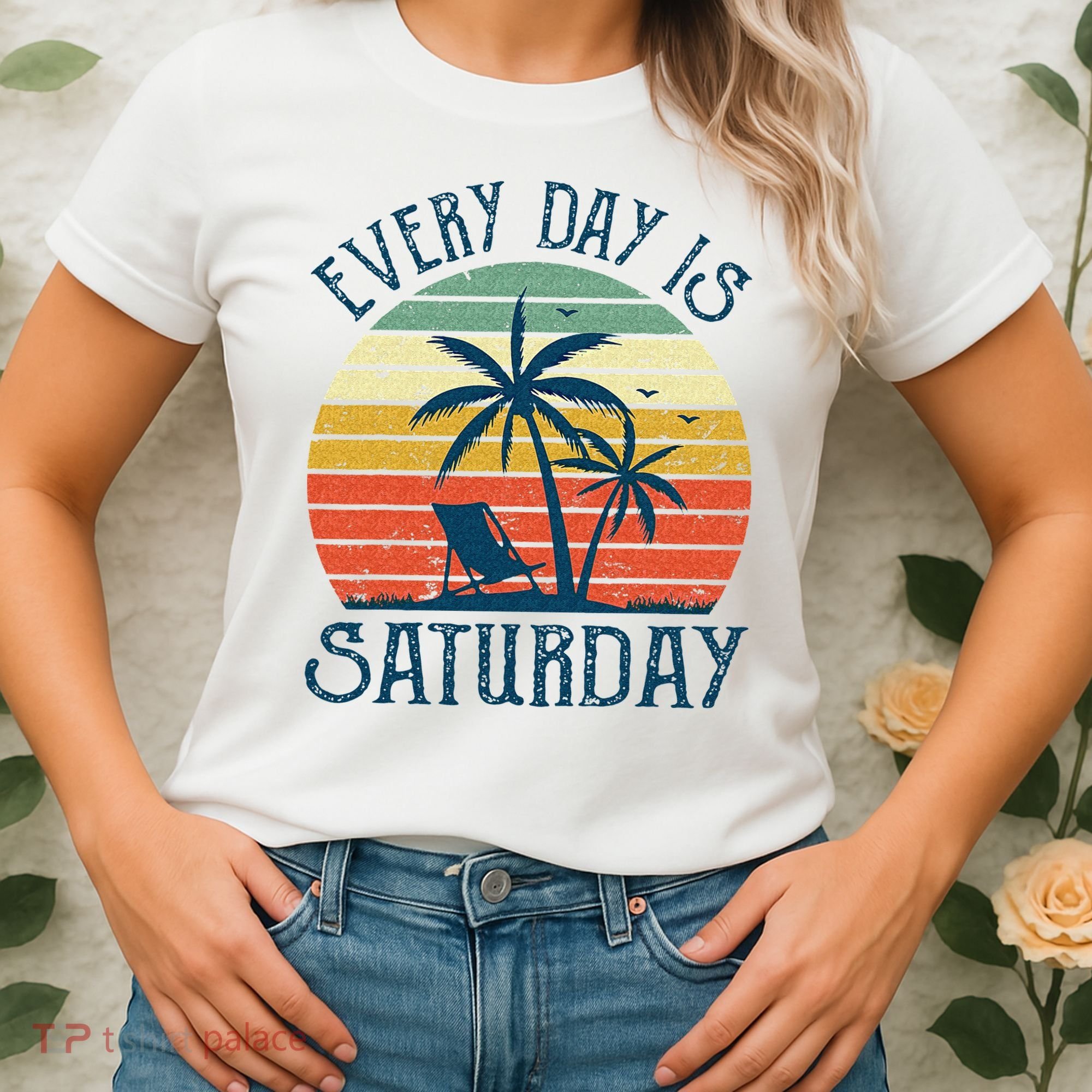 Every Day Is Saturday Funny Retirement Gift Men Women Women's T-Shirt