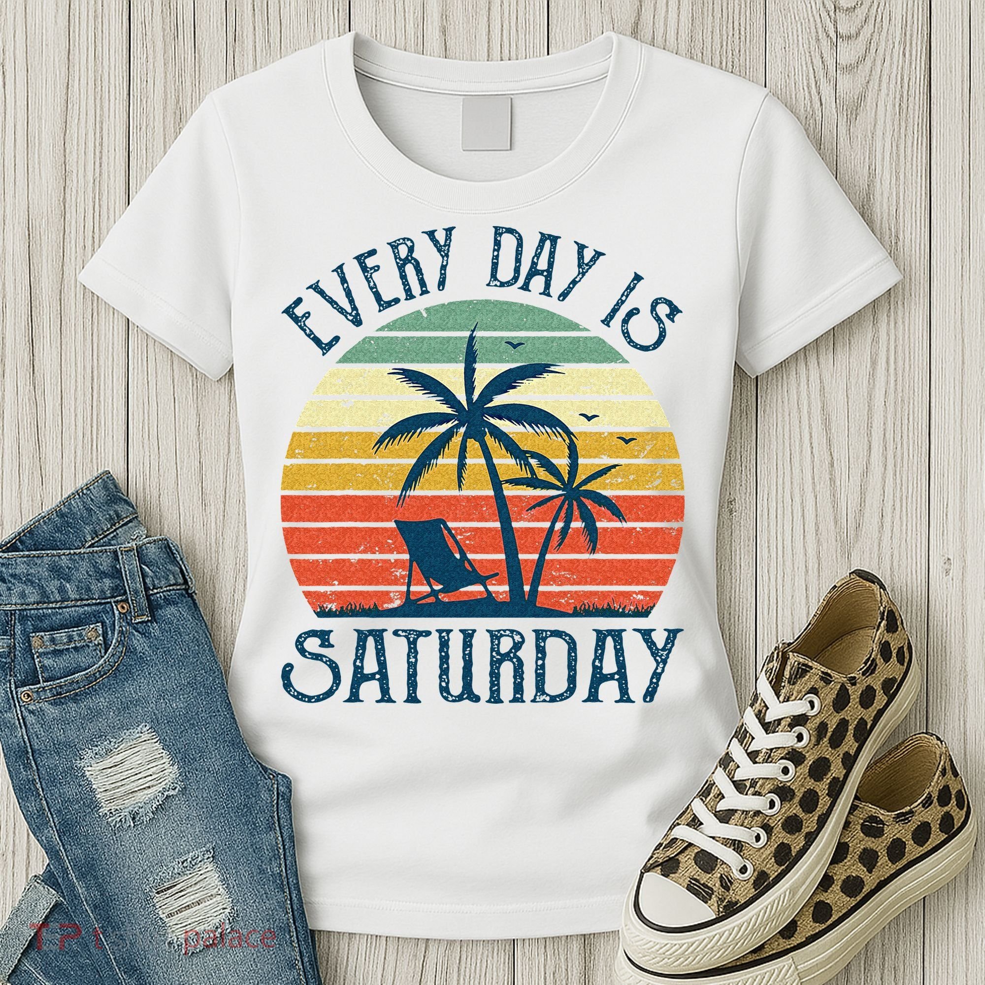 Every Day Is Saturday Funny Retirement Gift Men Women Women's T-Shirt