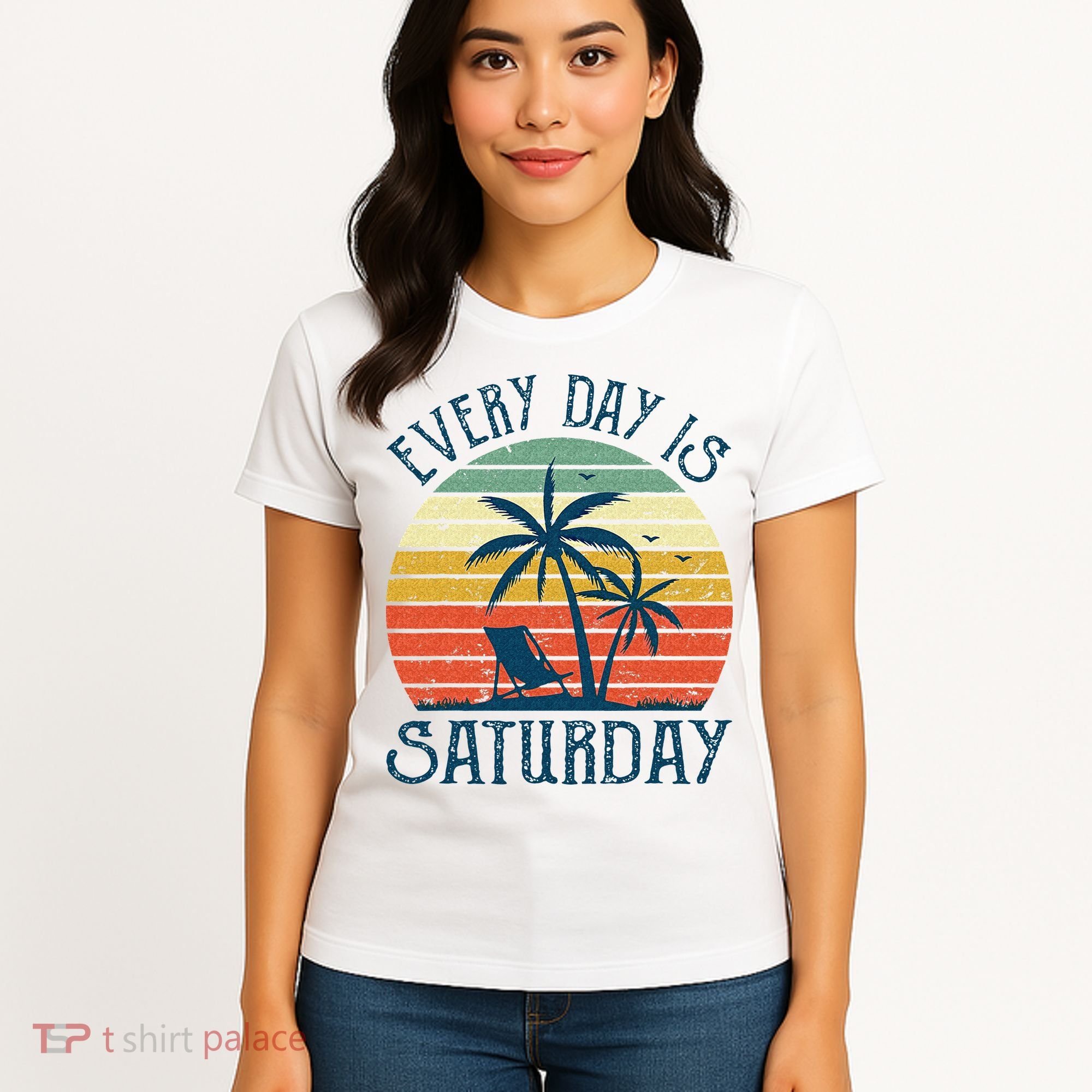 Every Day Is Saturday Funny Retirement Gift Men Women Women's T-Shirt