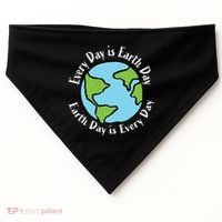 Every Day Is Earth Day World USA-Made Doggie Bandana thumb 0