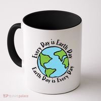 Every Day Is Earth Day World Coffee Mug thumb 0