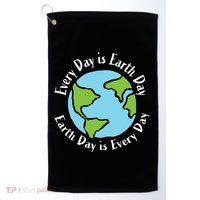 Every Day Is Earth Day World Golf Towel thumb 0