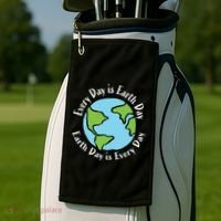 Every Day Is Earth Day World Golf Towel thumb 2