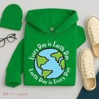 Every Day Is Earth Day World Hoodie thumb 4