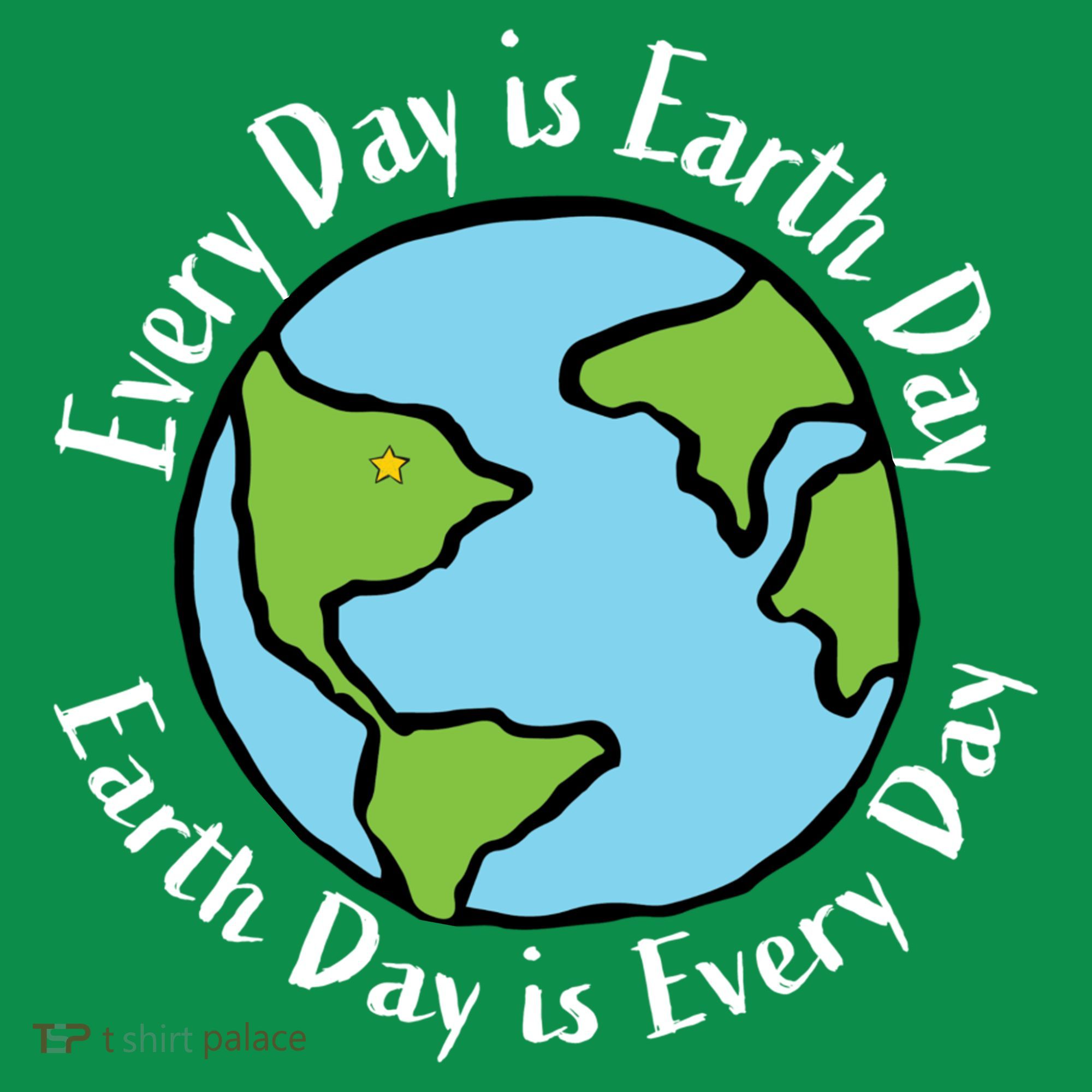 Every Day Is Earth Day World Hoodie