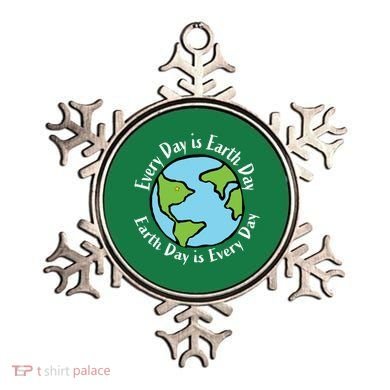 Every Day Is Earth Day World Ornament
