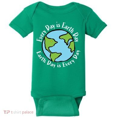 Every Day Is Earth Day World Baby Bodysuit