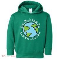 Every Day Is Earth Day World Toddler Hoodie thumb 0