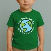 Every Day Is Earth Day World Toddler T-Shirt thumb 2