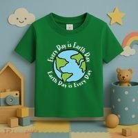 Every Day Is Earth Day World Toddler T-Shirt thumb 3