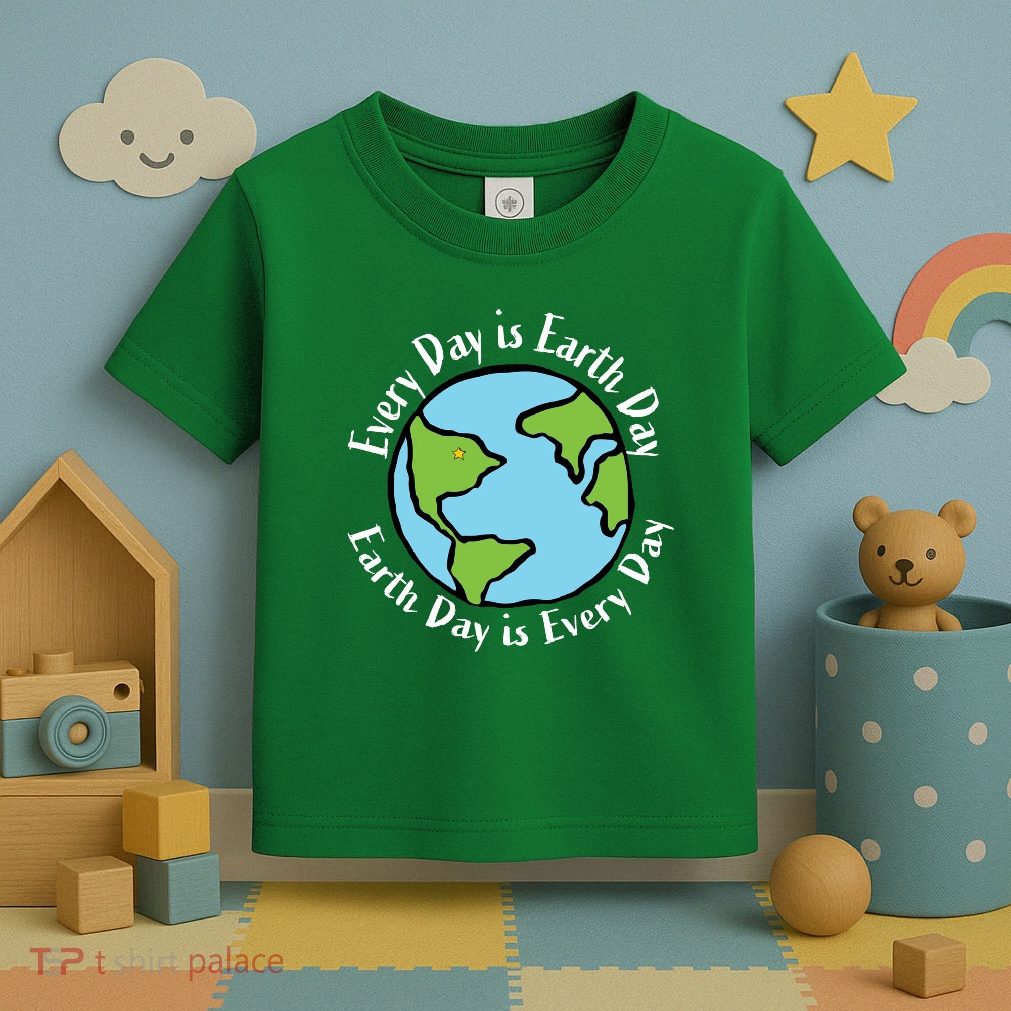Every Day Is Earth Day World Toddler T-Shirt