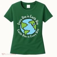 Every Day Is Earth Day World Women's T-Shirt thumb 0