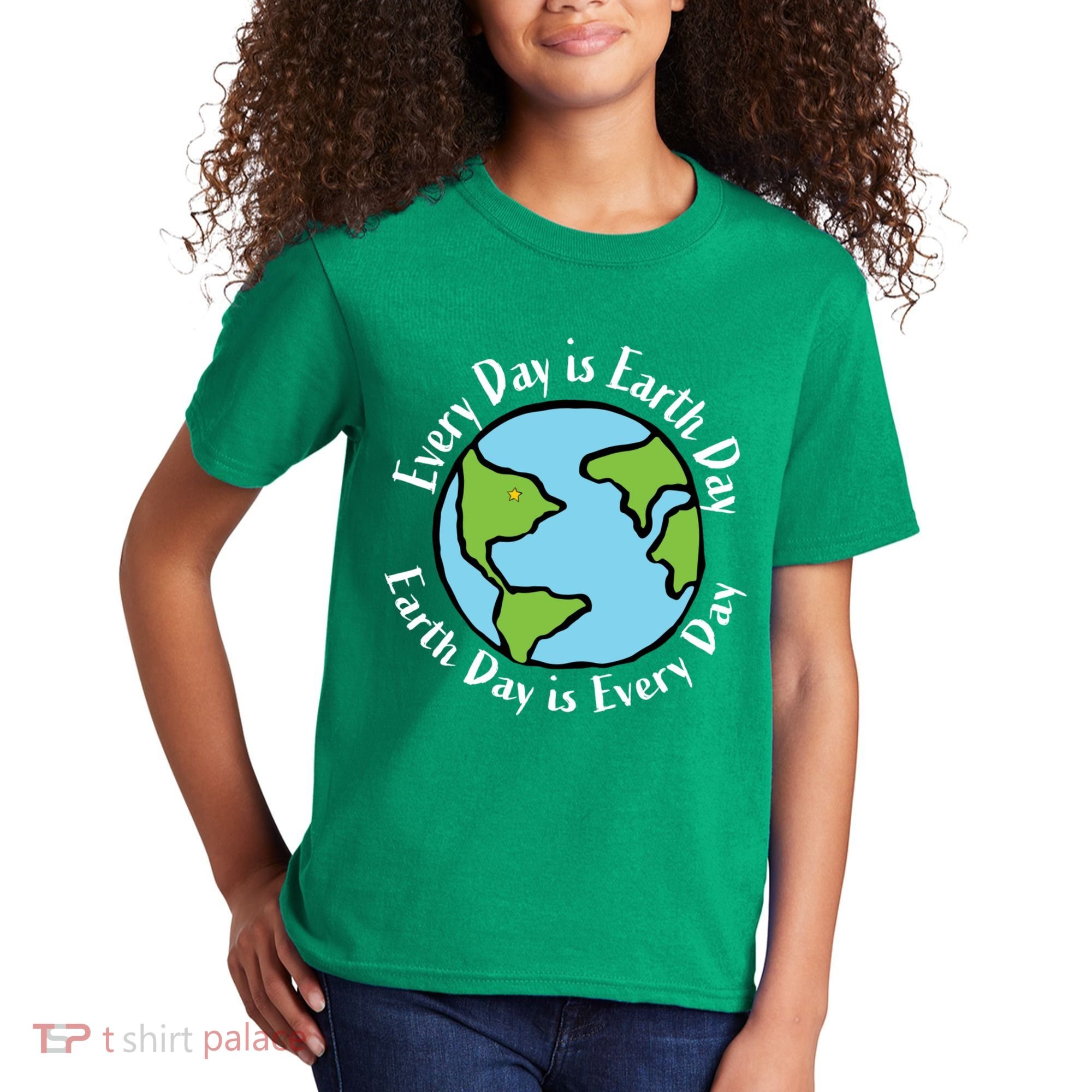 Every Day Is Earth Day World Kids T-Shirt
