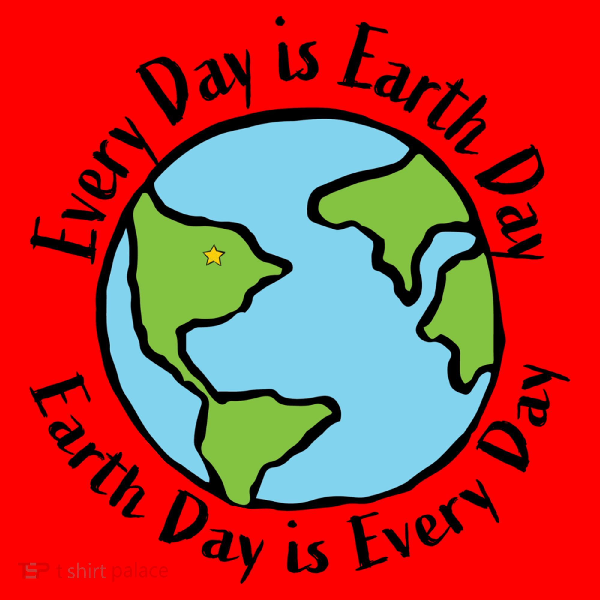 Every Day Is Earth Day World Santa Hat