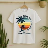 Every Day Is Saturday The Villages Florida Retro Vintage T-Shirt thumb 2