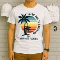 Every Day Is Saturday The Villages Florida Retro Vintage T-Shirt thumb 6