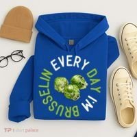 Every Day I'm Brusselin Gift Brussels Sprouts Vegan Pun Meme Gift Hoodie thumb 4
