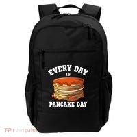 Every Day Is Pancake Day Waffle Breakfast Flapjack Hotcake Gift Backpack thumb 0