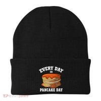 Every Day Is Pancake Day Waffle Breakfast Flapjack Hotcake Gift Beanie thumb 0