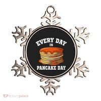 Every Day Is Pancake Day Waffle Breakfast Flapjack Hotcake Gift Ornament thumb 0