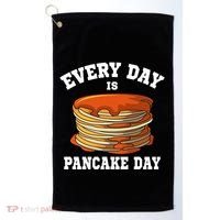 Every Day Is Pancake Day Waffle Breakfast Flapjack Hotcake Gift Golf Towel thumb 0