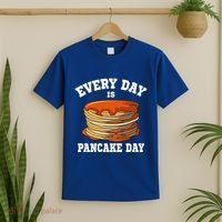 Every Day Is Pancake Day Waffle Breakfast Flapjack Hotcake Gift T-Shirt thumb 2